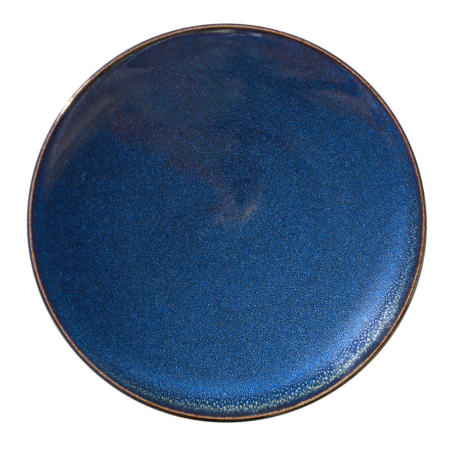 Jars Tourron Stoneware Indigo Round Plate 26.5cm