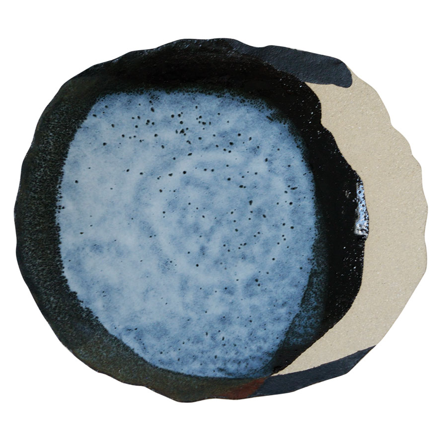 Jars Wabi Stoneware Awa Dessert Plate 23x21cm