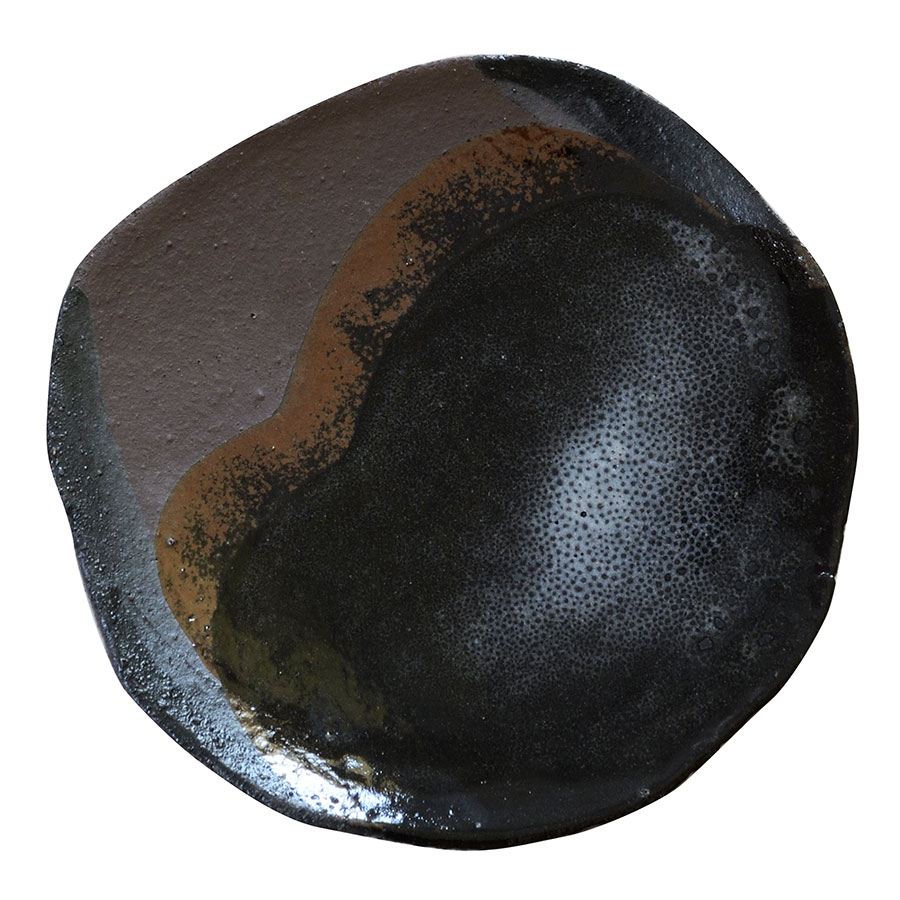 Jars Wabi Stoneware Kemuri Round Small Plate 15cm