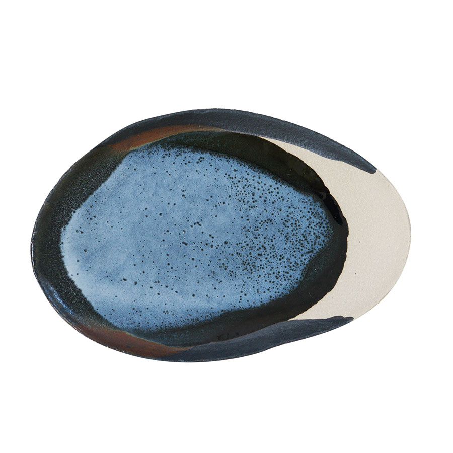 Jars Wabi Stoneware Awa Oval Dish 36x25cm