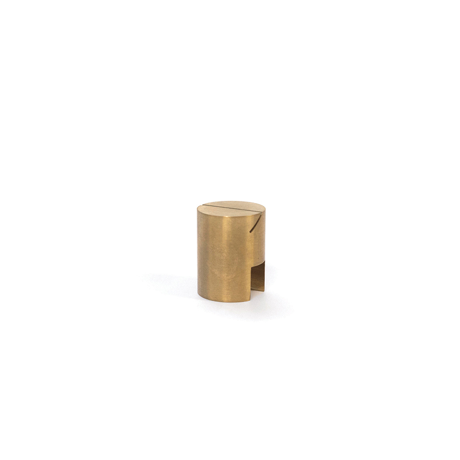 Flow Brass Label Holder