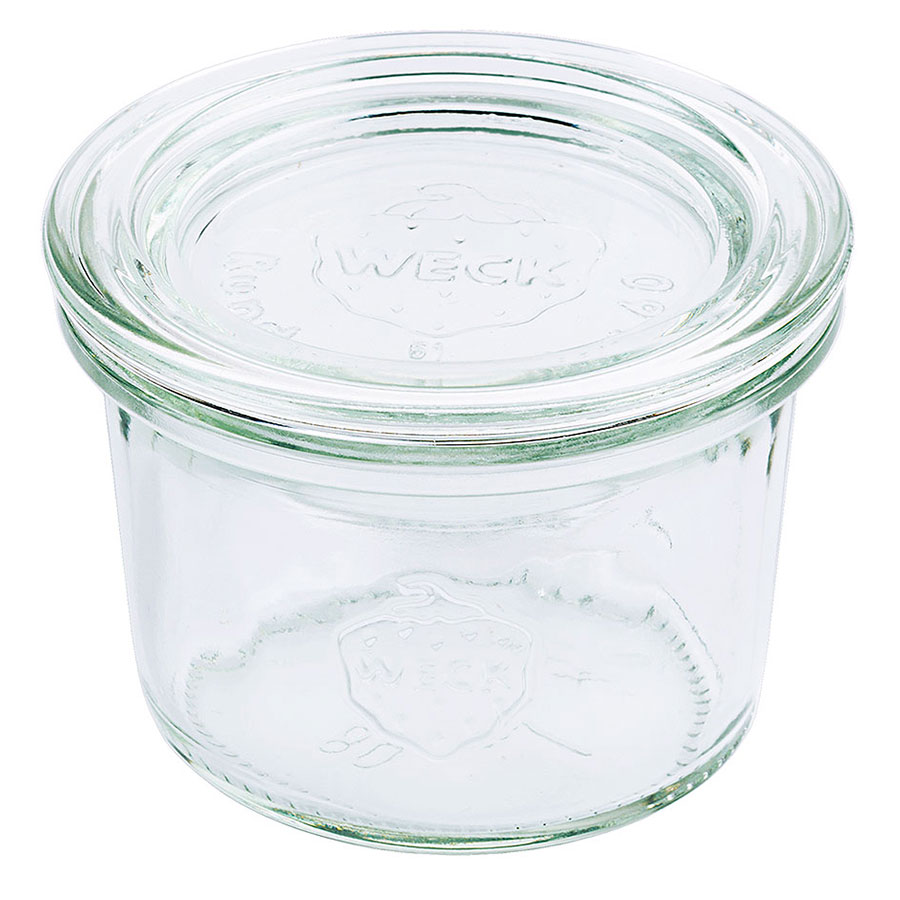 Contacto Conical Glass Weck Jar & Lid 6x5.5cm 80ml
